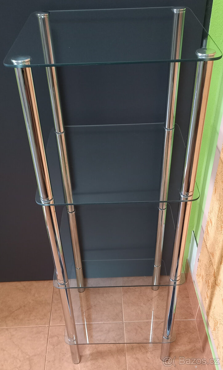 Skleněný stolek čtverec - 2