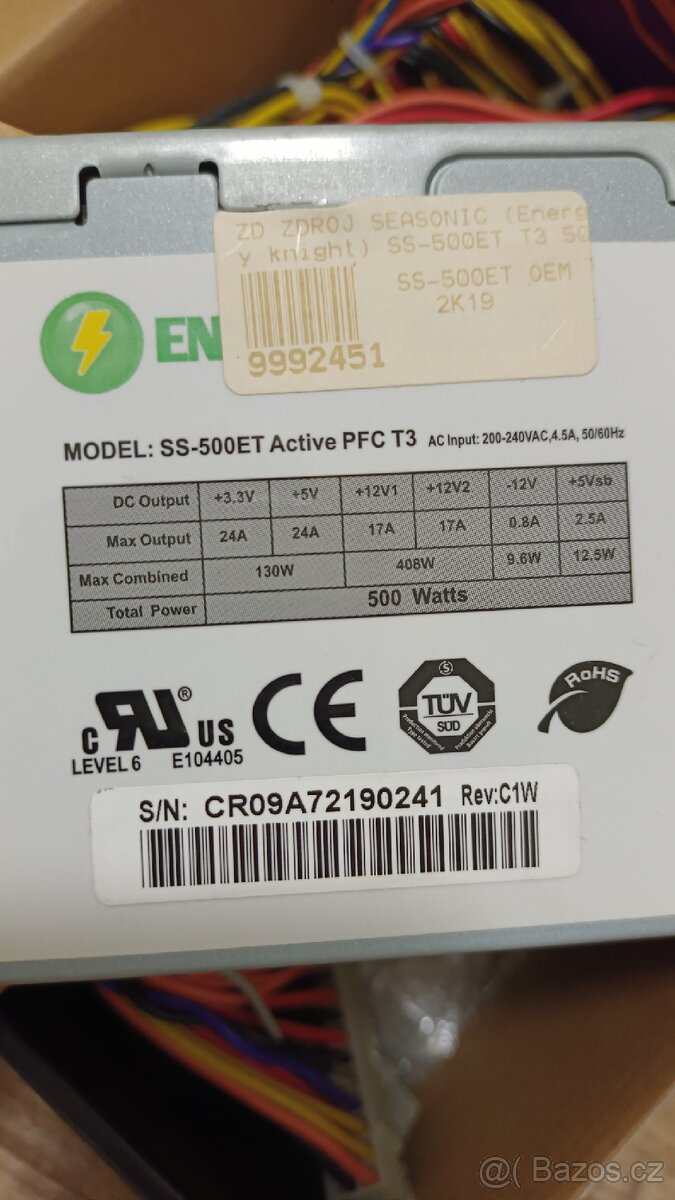 PC zdroj SEASONIC 500W - 2