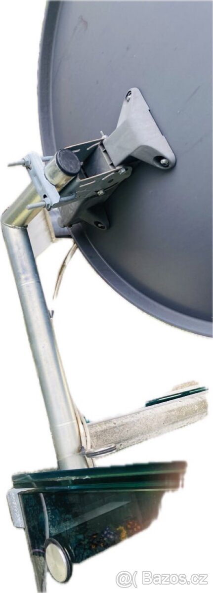 Satelitní parabola MASCOM + 2 LNB + držák - 2