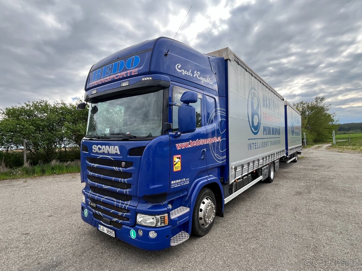 Scania R 410 4x2 + přívěs Hipocar - 2