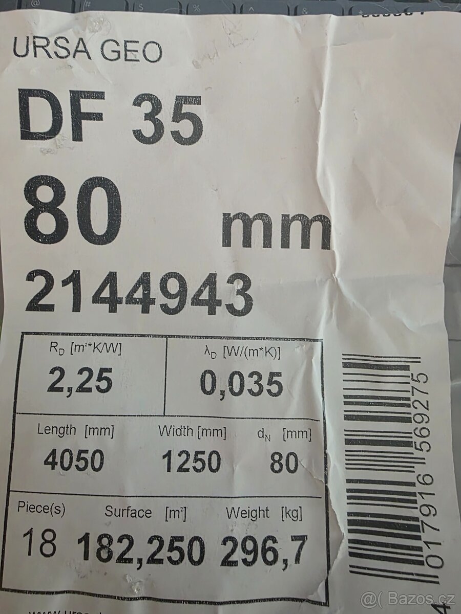Vata URSA DF 35 80mm role - 2