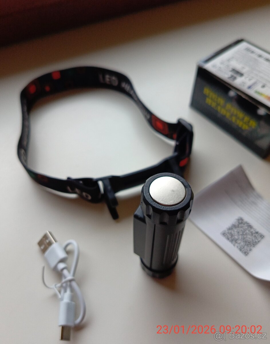 LED čelovka. - 2