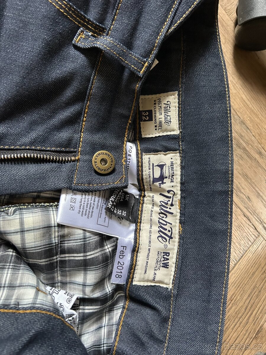 Kevlarové džíny na motocykl Trilobite Raw Men - 2