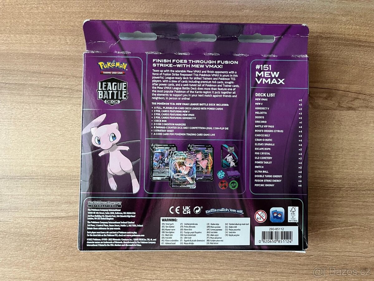 Pokemon Mew VMAX League Battle Deck - 2