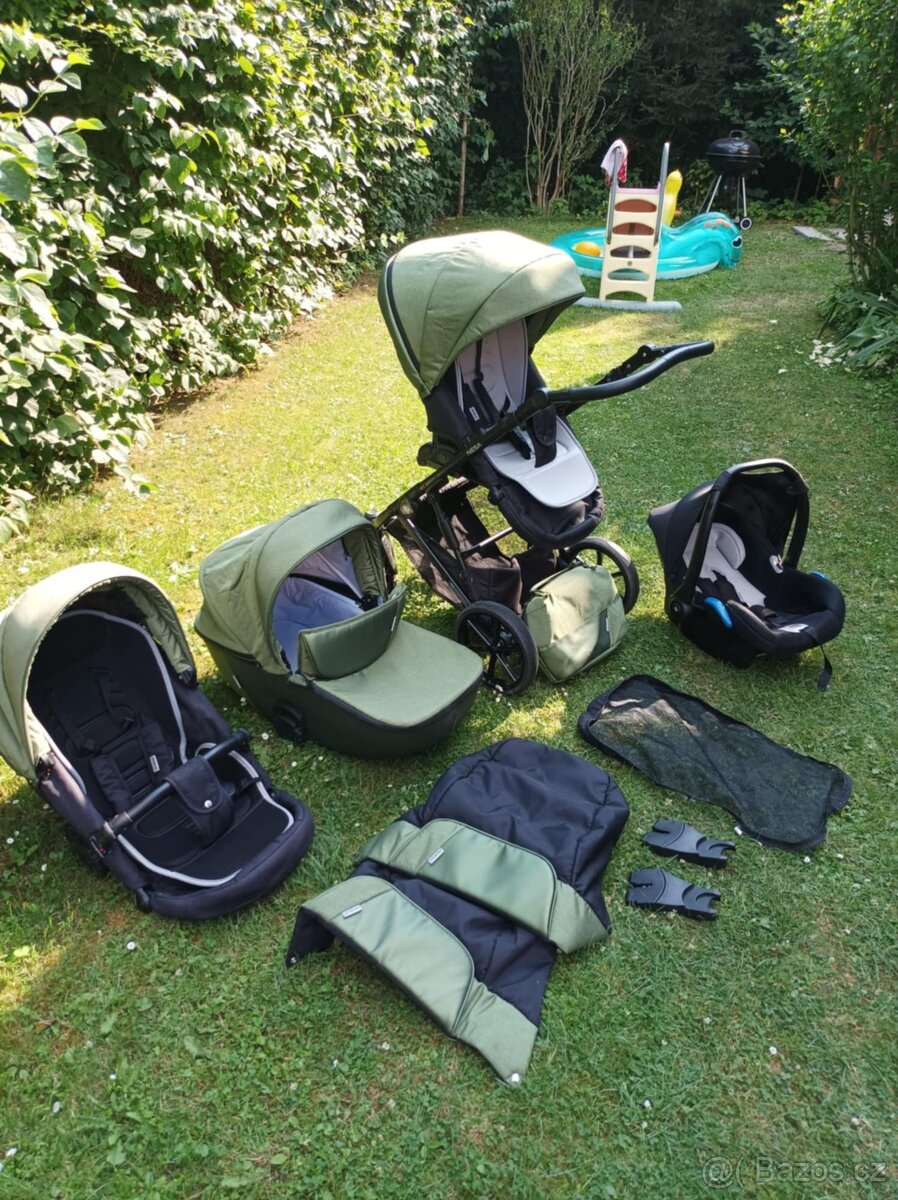 Kočárek RIKO Nesa JUNGLE trojkombinace - 2