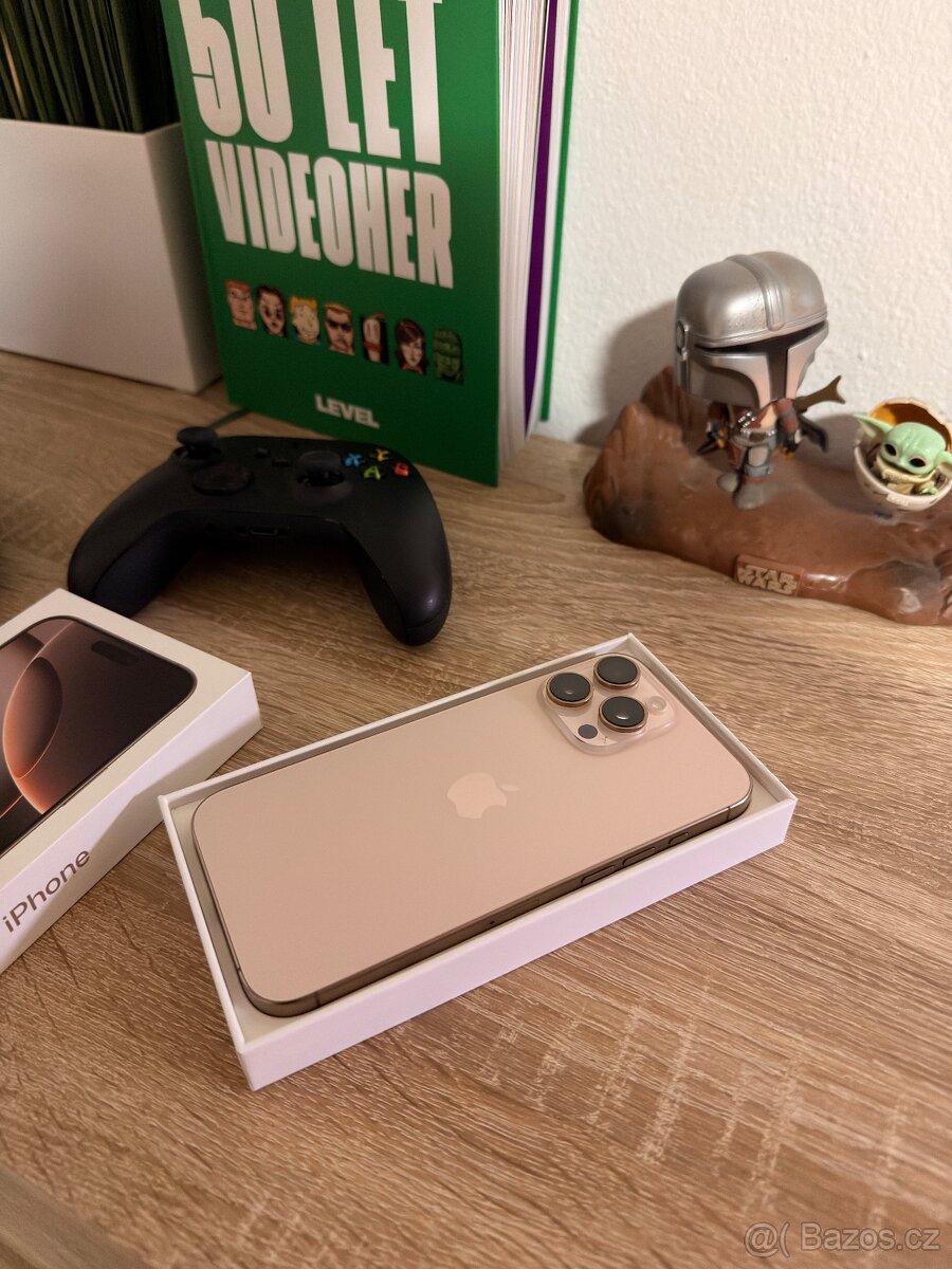 iPhone 16 Pro Max — 256 GB, Pouštní titan | Perfektní stav - 2