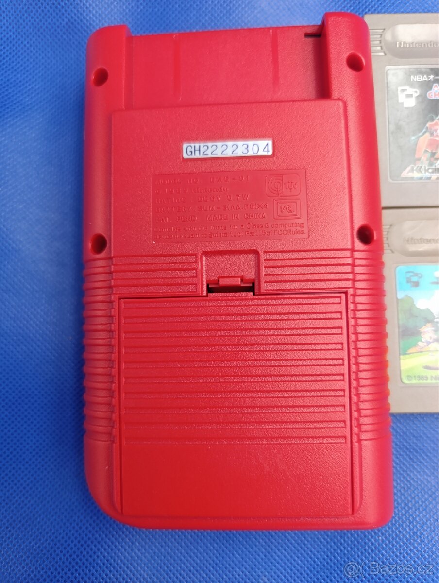 Nintendo Gameboy Red + Hry - 2