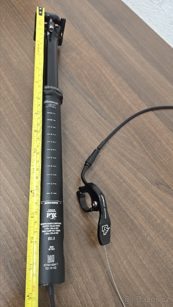 Sedlovka FOX SL 31,6 400/100mm - 2