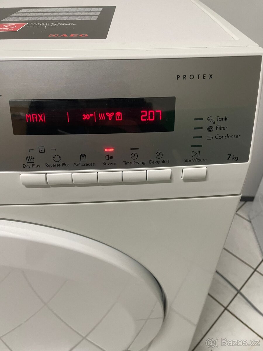 Sušička AEG T75470AH/// En. třída A-40 %/ Kapacita 7kg - 2