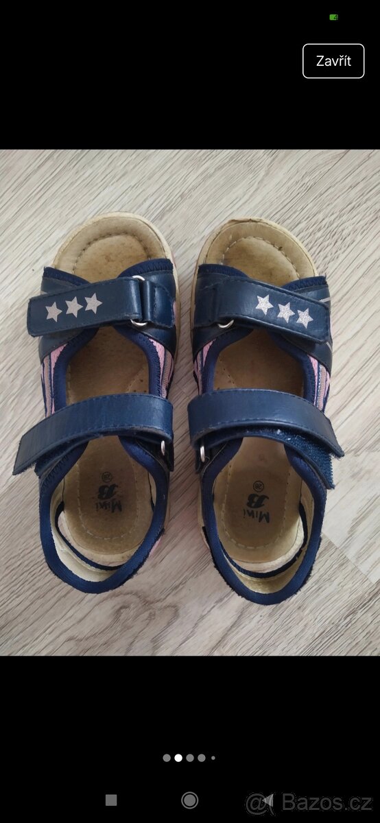 Dívčí sandále Baťa 28. - 2