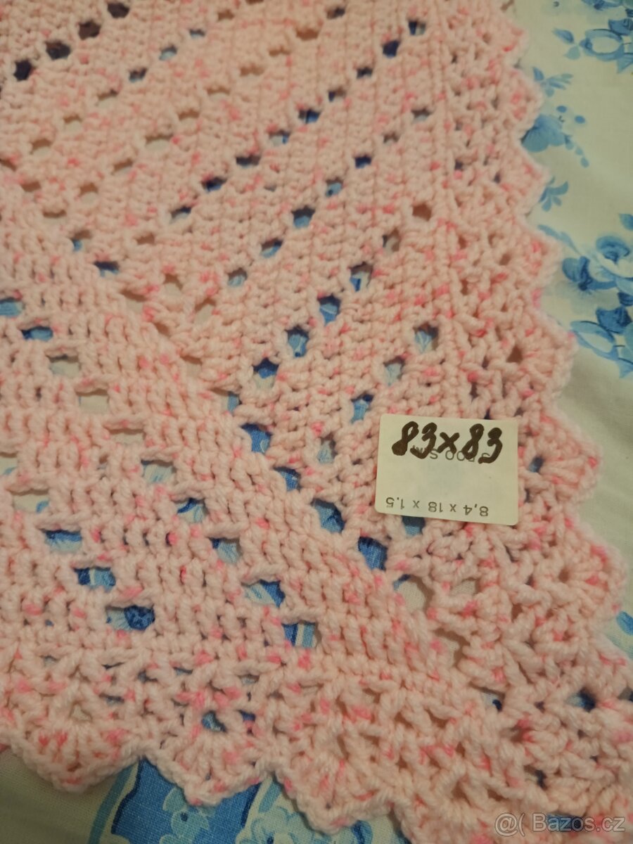 Dětská háčkovaná dečka a 2x body NOVÉ - 2