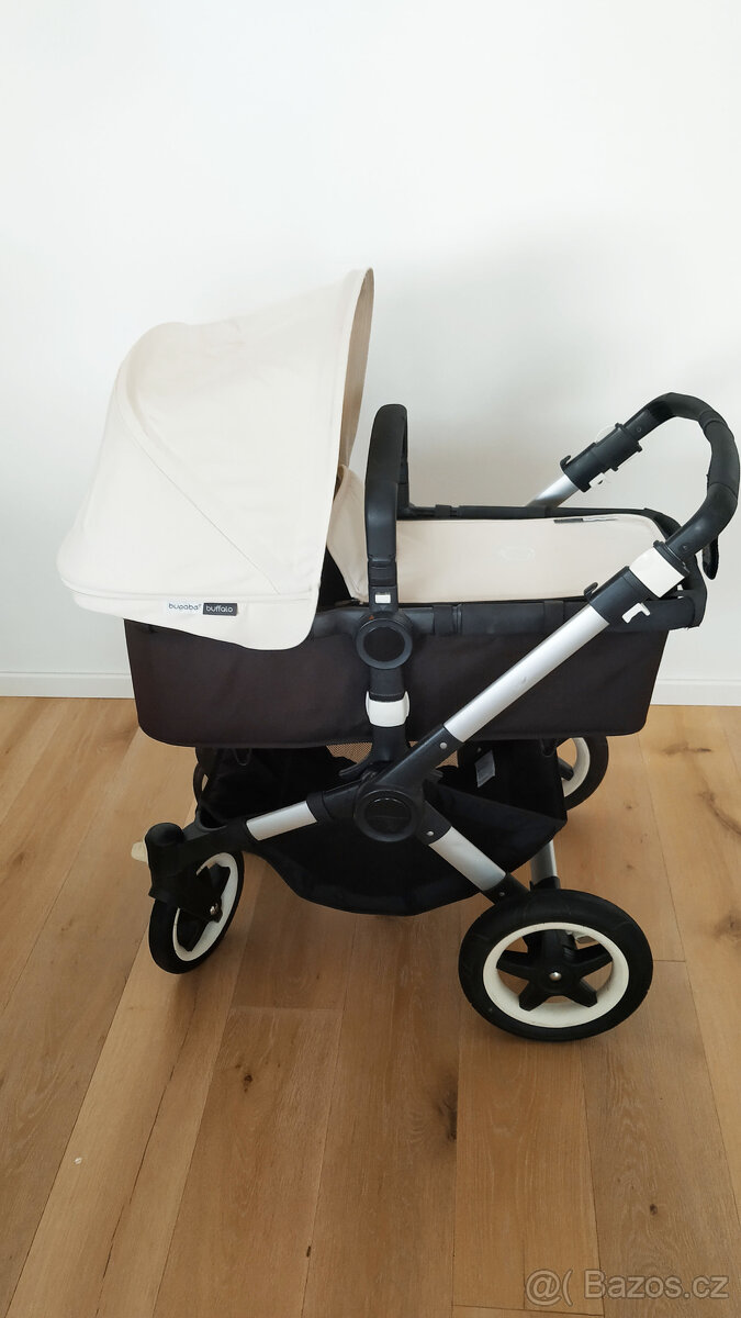 Kočárek Bugaboo Buffalo, béžový (Off White) s příslušenstvím - 2