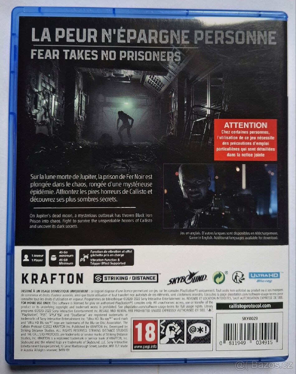 PS5 The Callisto Protocol – jako nová, top stav - 2