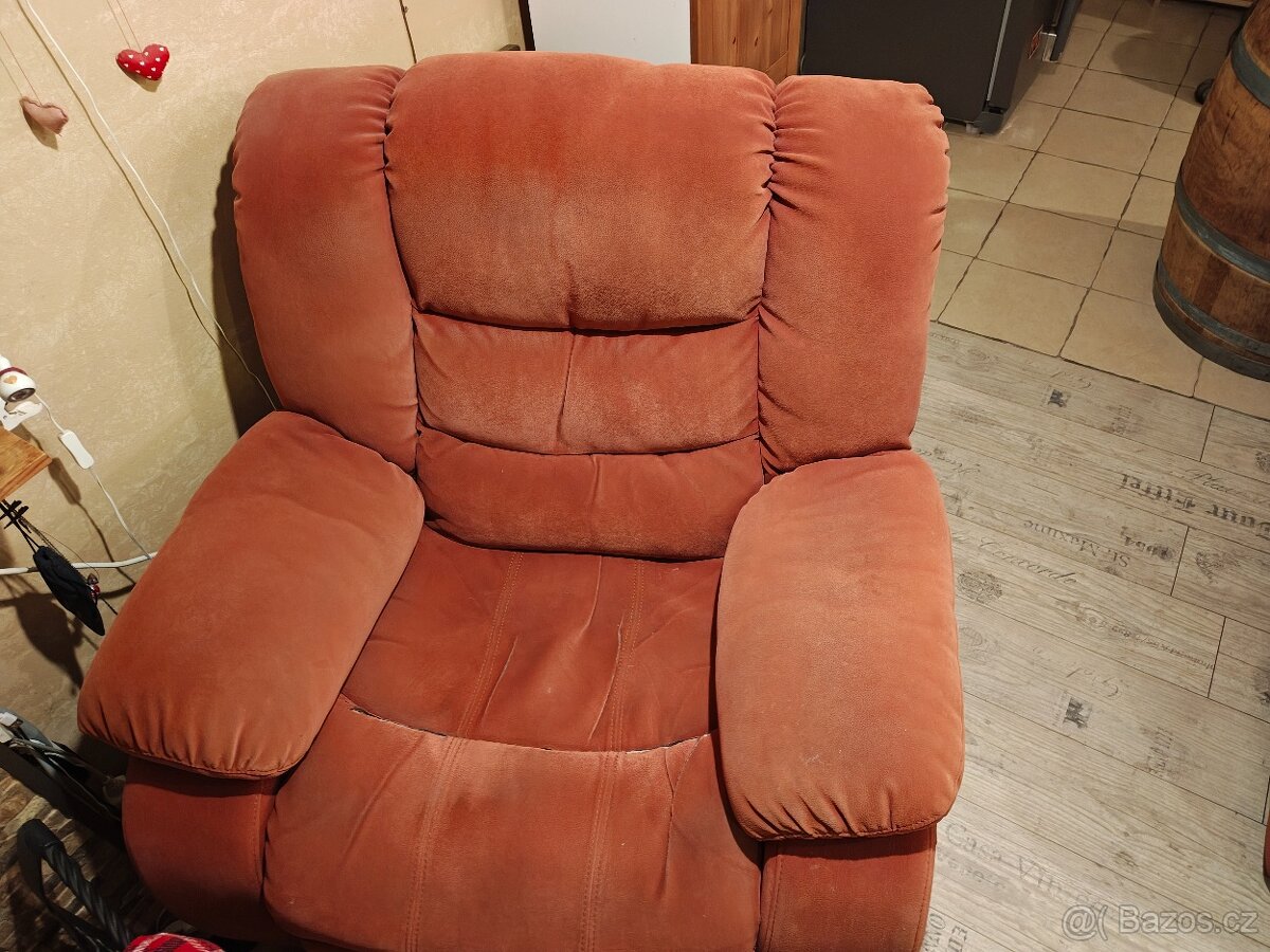 Velká polohovací sedačka 3+2+křeslo - 2
