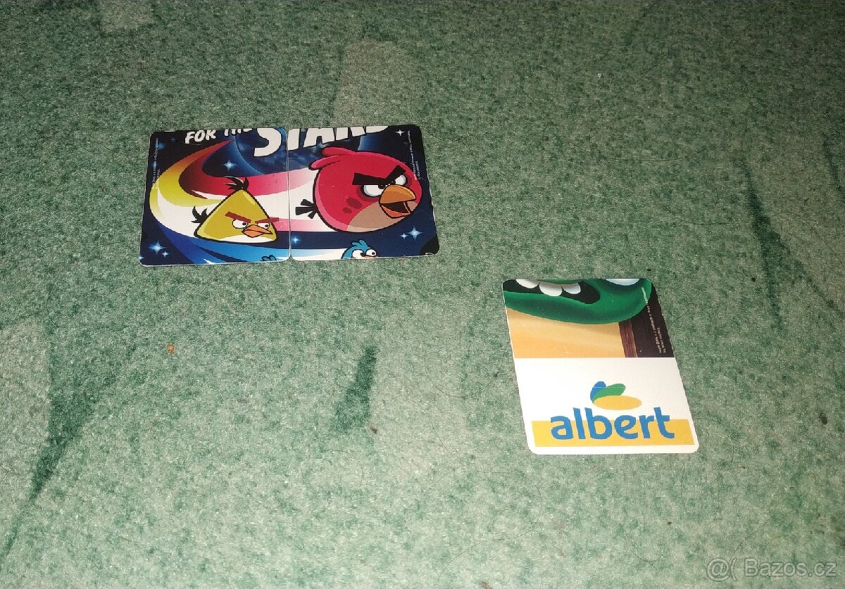 Angry Birds - 3D kartičky - 2