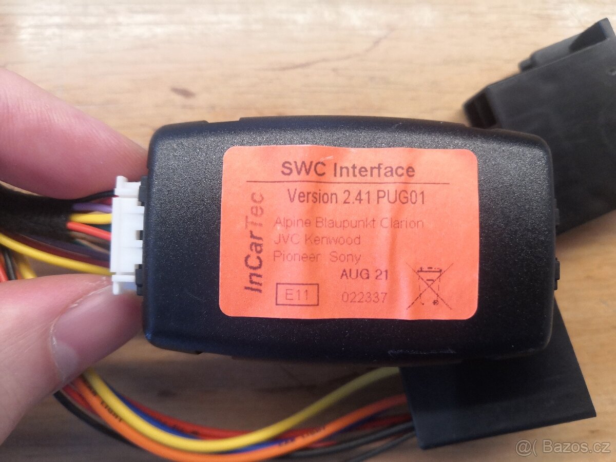 Adaptér ovládání páčky autorádia Peugeot 206 a 306 - 10pin - 2