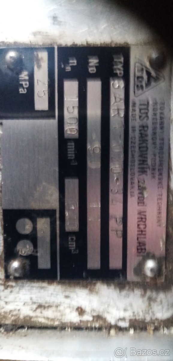 Hydraulická jednotka TOS Rakovník GAR1-020 34 - 2