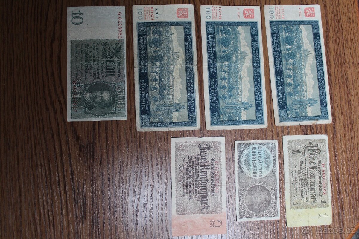 Prodám staré bankovky - 2
