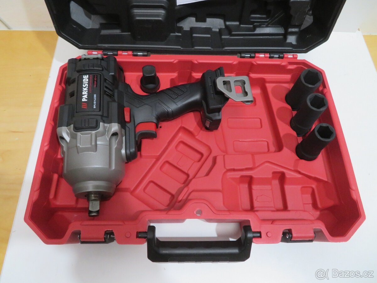 Nový aku rázový utahovák Parkside Performance PASSP 20-Li C4 - 2