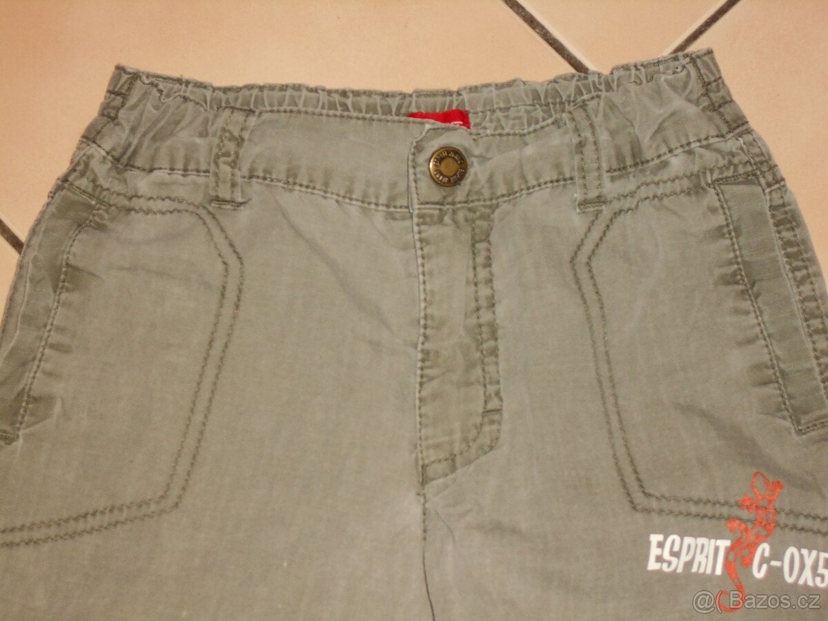 Kraťasy plátěné pro chlapce na vel.110/5let. - 2