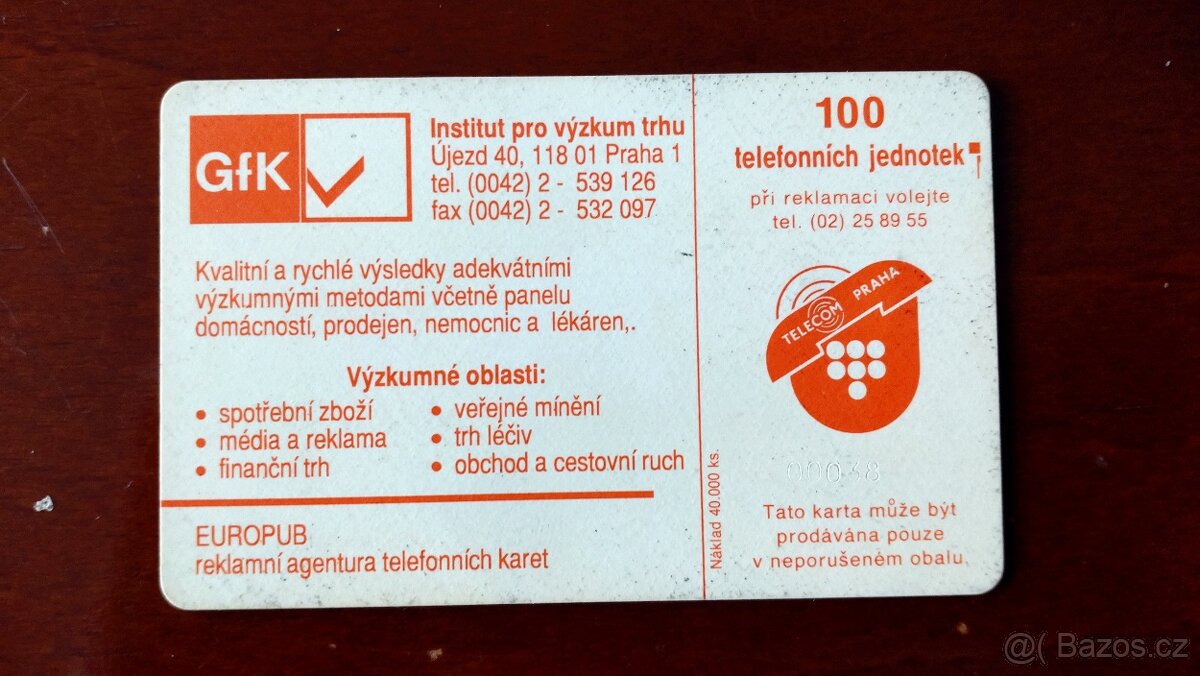 Telefonní karta - 2