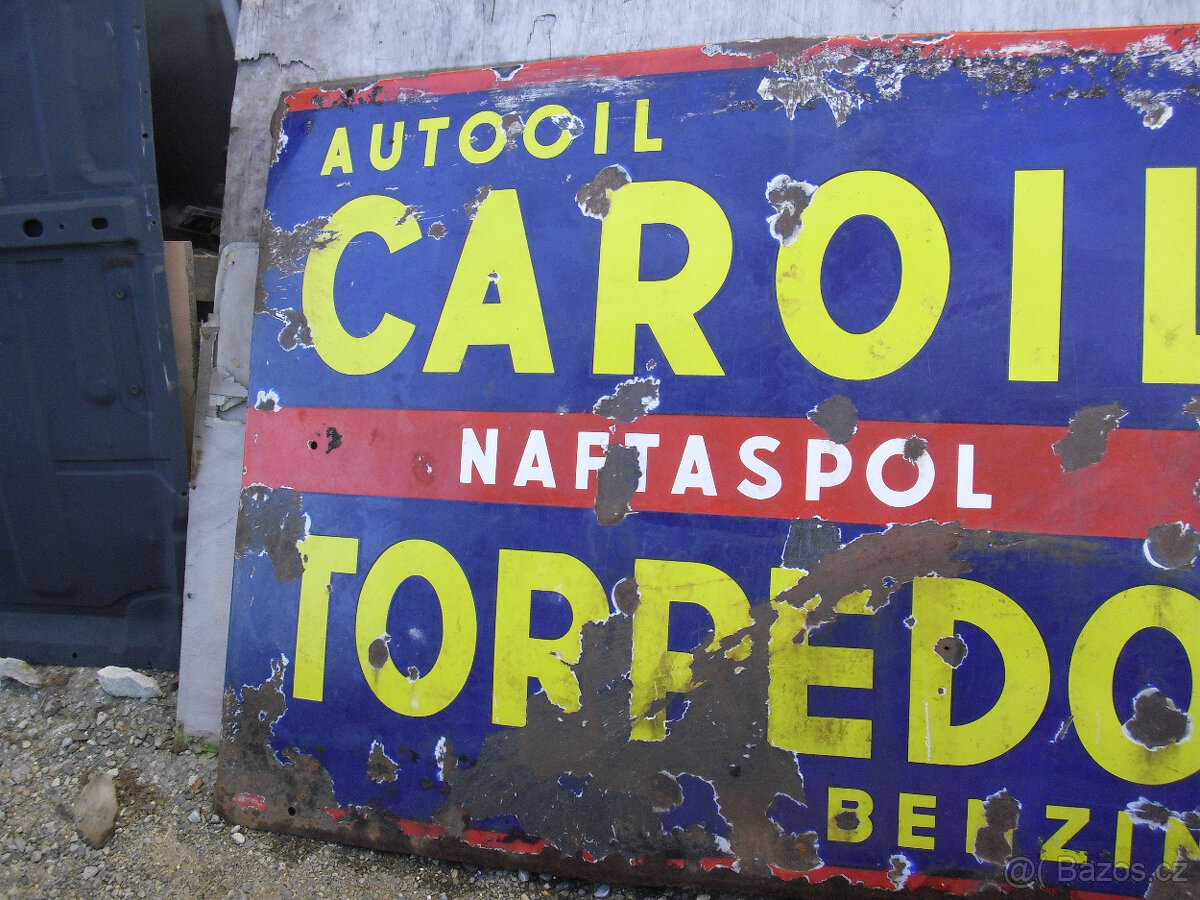 Velká smaltovaná cedule 1,6 x 1,2 m - 2