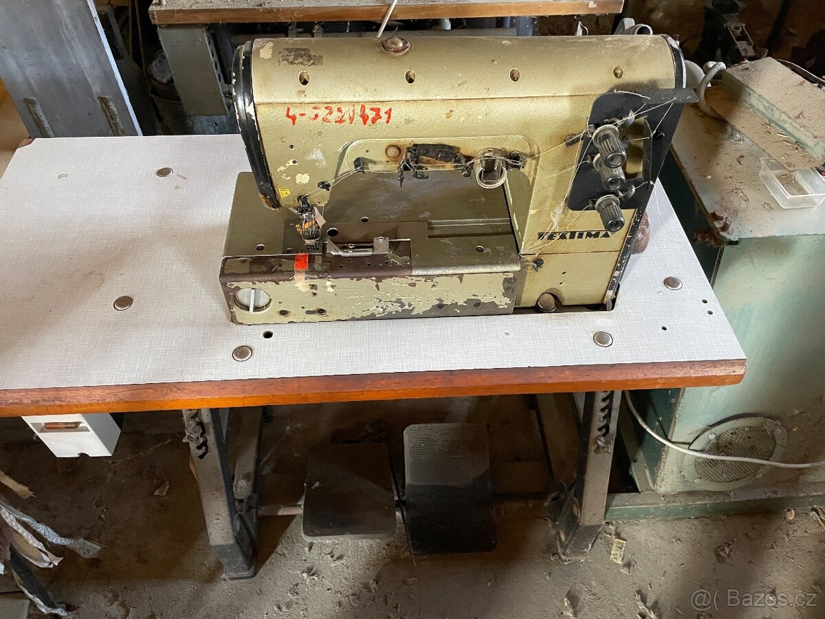 Průmyslový šicí stroj dvoujehlovka Textima - 2