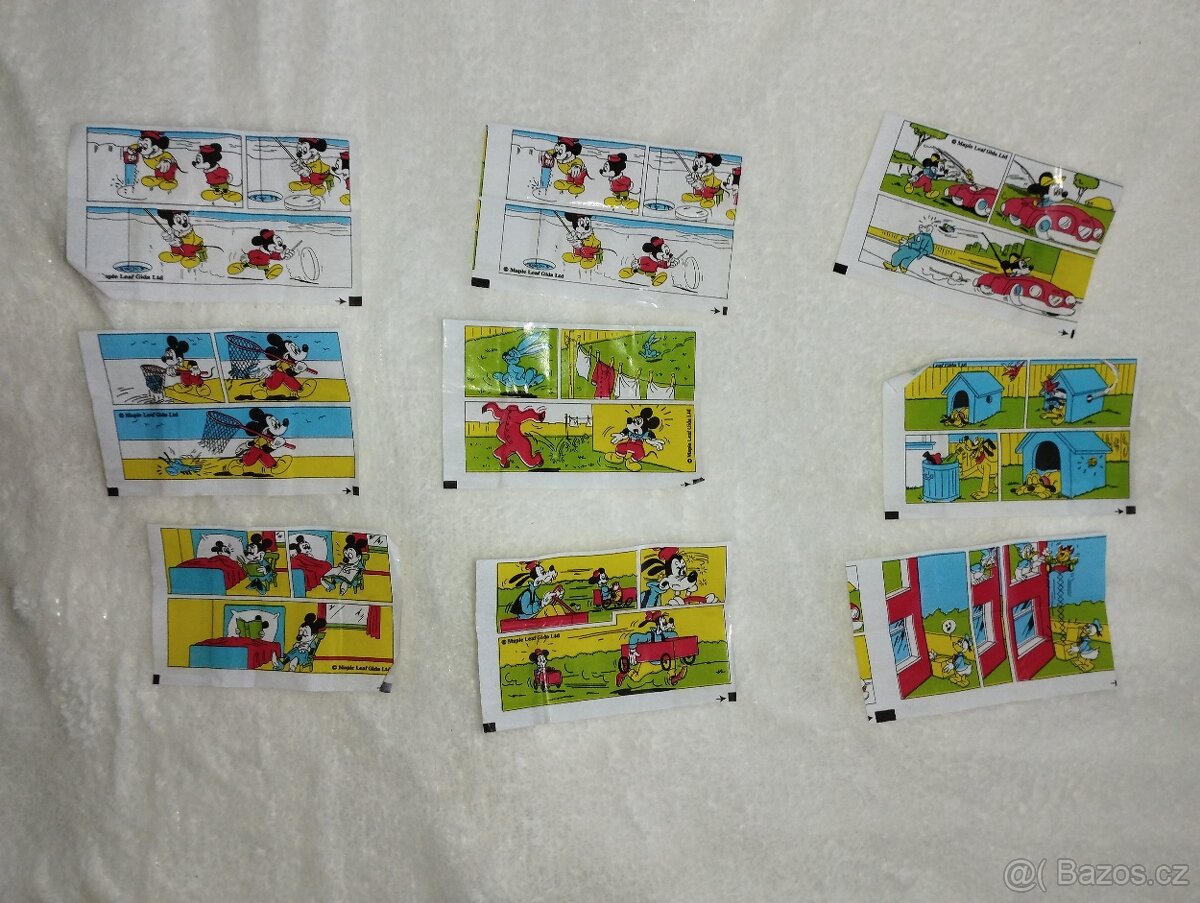 různě obrazky ze žvýkaček - 2