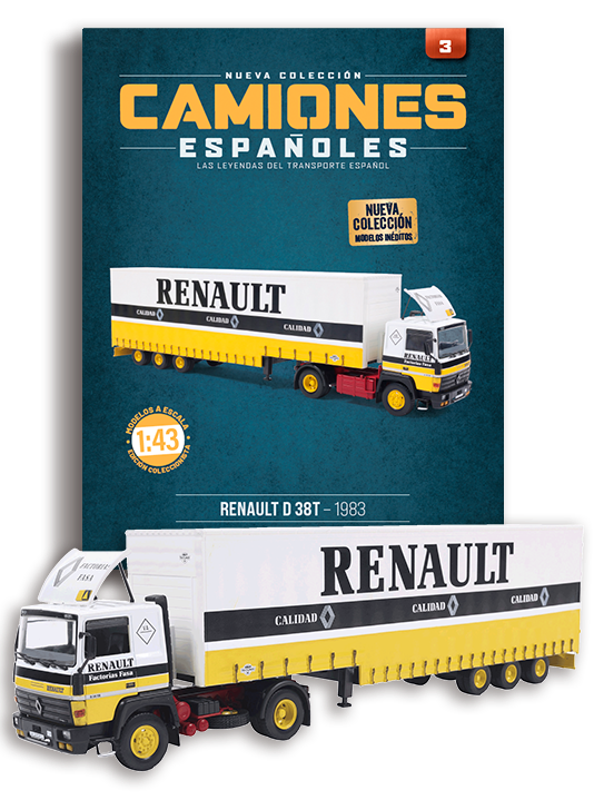RENAULT D38T 1983 1/43 Salvat - 2