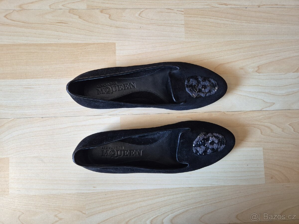 Dámské černé loafersy McQueen - 2