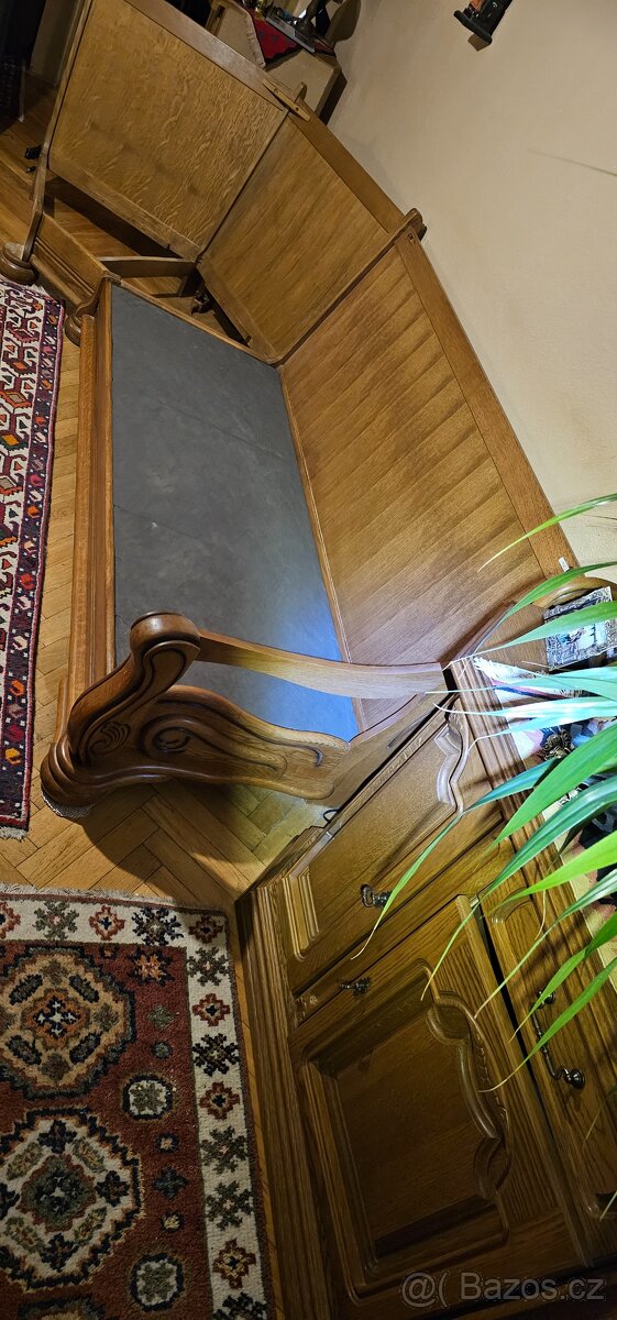 Rohová rustikání sedací souprava-korpus krásně propracovaný - 2