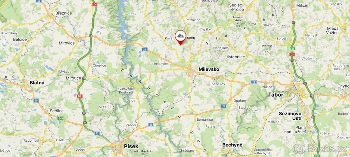 Prodej lesa Klisín 15,4293ha - 2