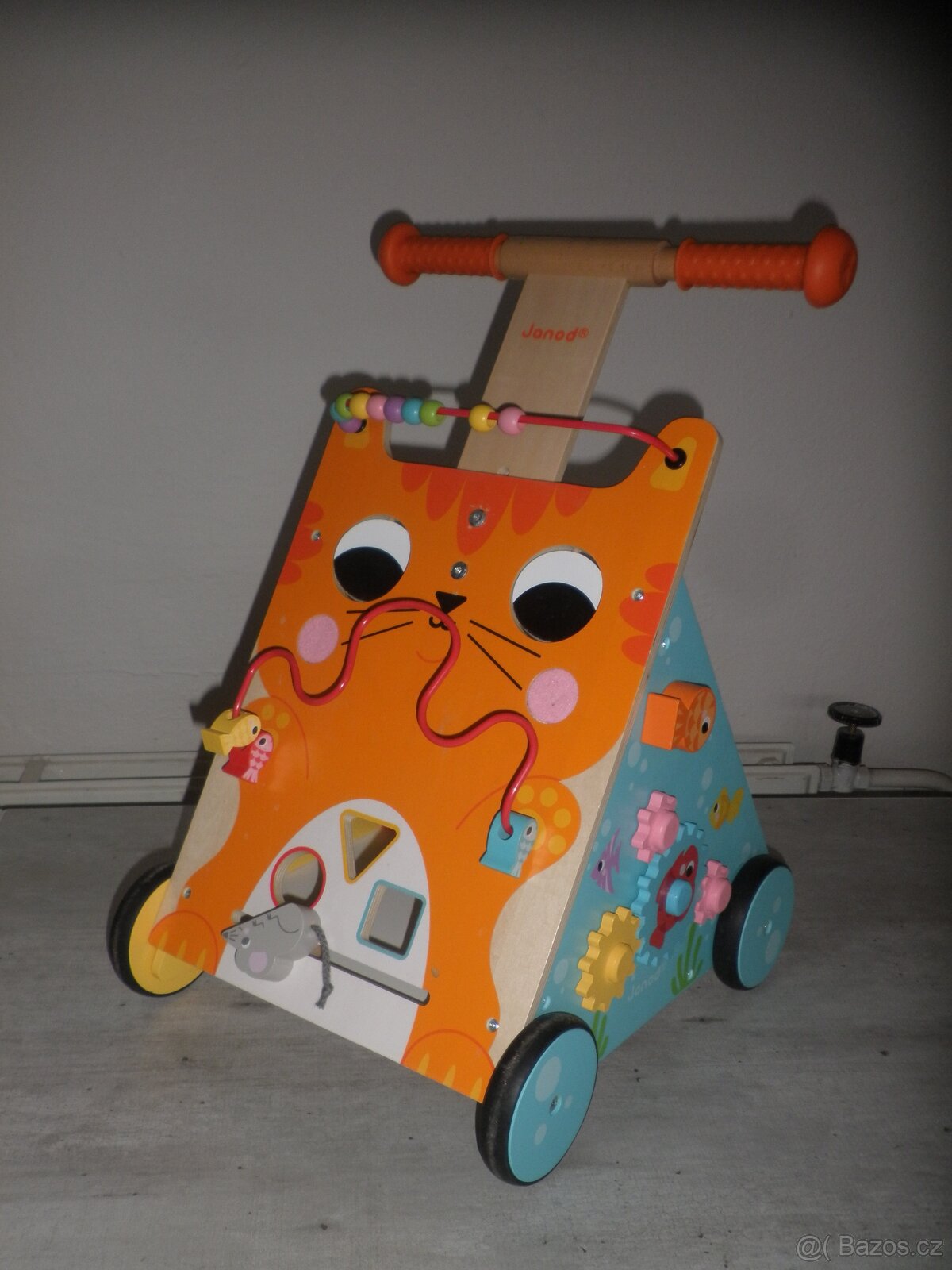 Dětské chodítko s interaktivní hračkou Janod - 2