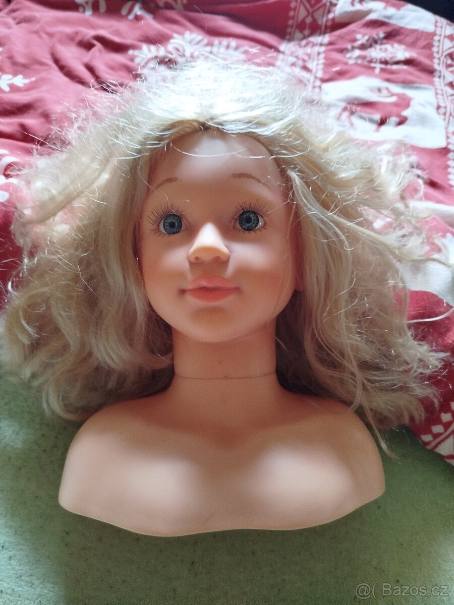 Česací hlava panenka - 2