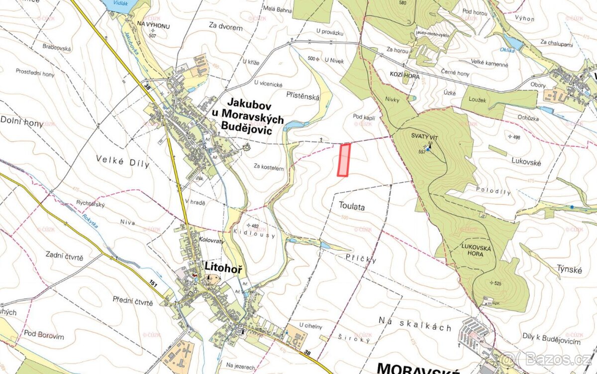 Zemědělská půda, prodej, Litohoř, Třebíč - 2