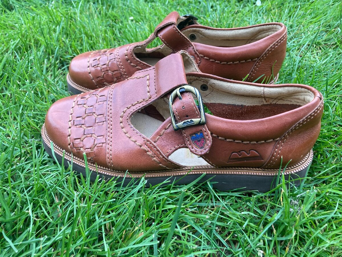 Kožené polobotky vel. 37 - 2