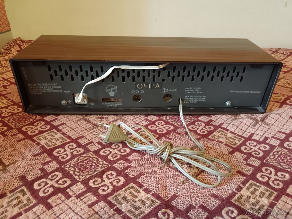 RÁDIO BLAUPUNKT OSTIA TYP 7629230 - 2
