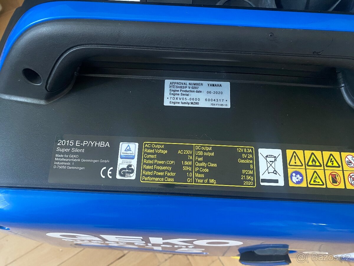 Elektro Centrala ,generátor -GEKO 2015 E–P/YHBA Nová - 2