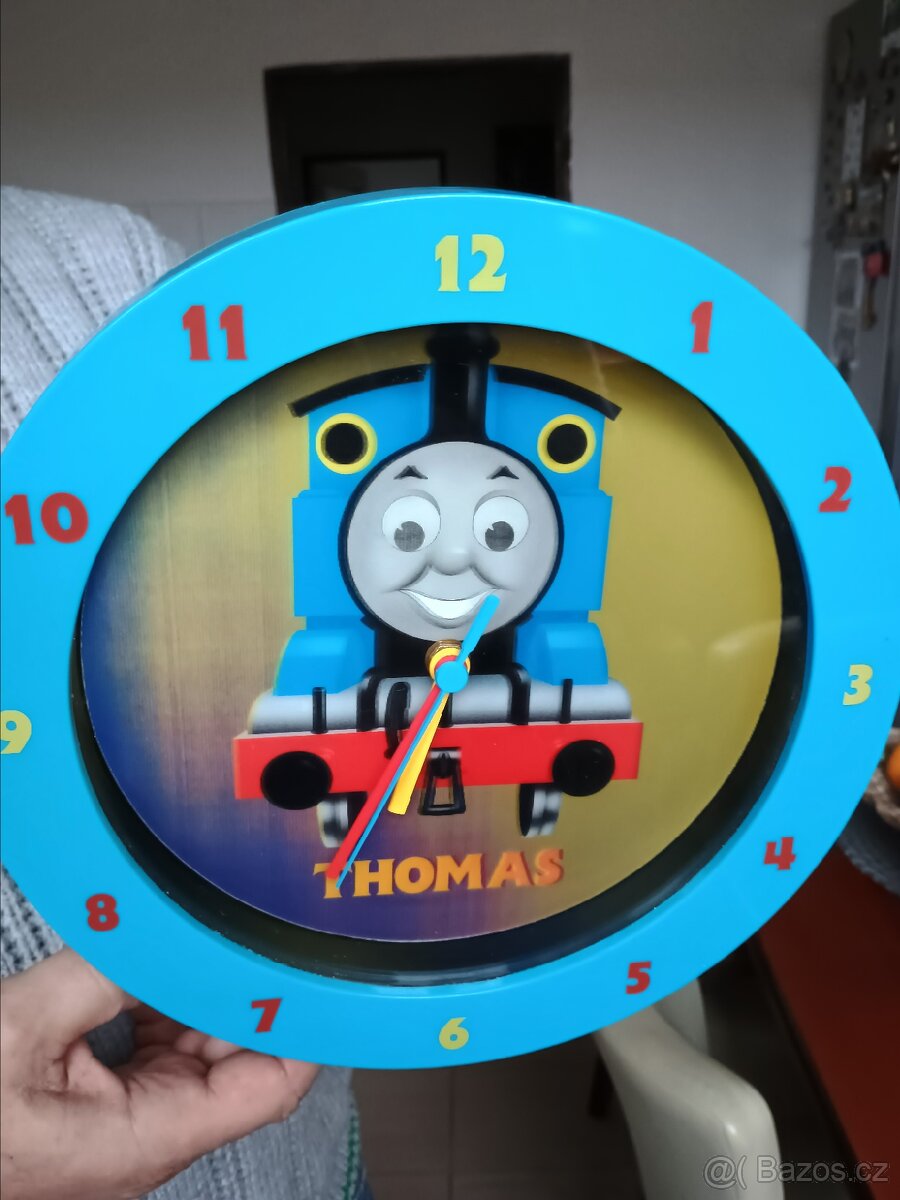 Nástěnné hodiny Mašinka Tomášek - 2