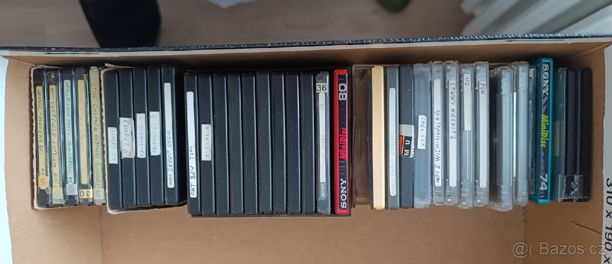 MiniDisk nosiče Sony, Maxell - 2