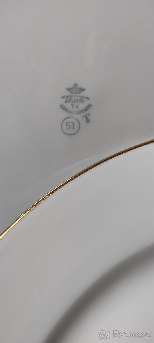 Retro velké mělké talíře Thun - 2