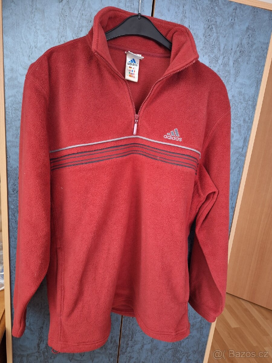 Mikina pánská flísová mikina Adidas vel. XL / XXL - 2