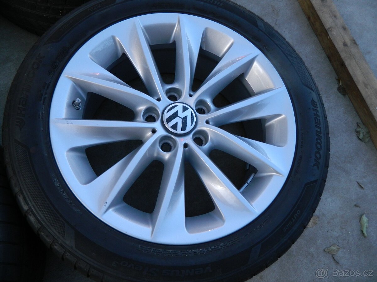 alu kola 5x120+letní pneu r18,Transporter t5/T6 - 2