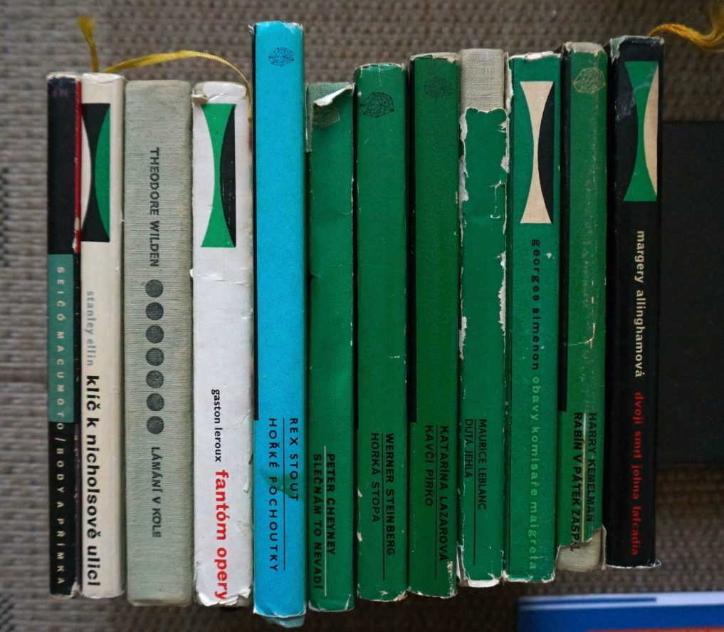 12 ks Detektivky - Edice Smaragd (Mladá Fronta) - sada č. - 2