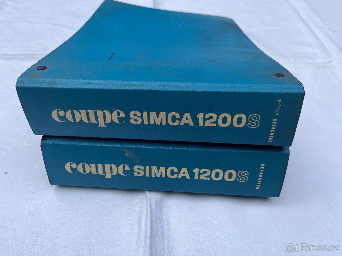 Simca 1200S Coupe katalog dílů a kniha oprav - 2