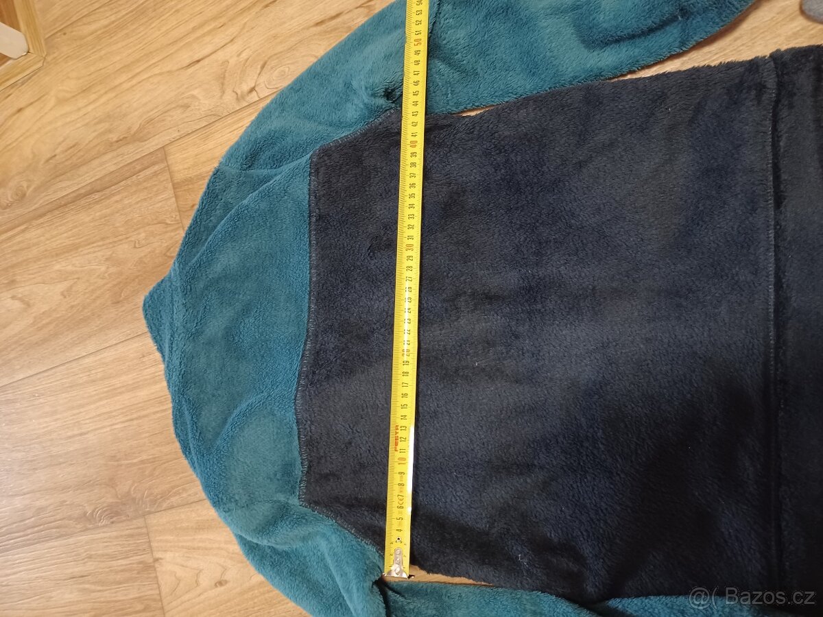Hřejivá mikina modro zelená 158/164 - 2
