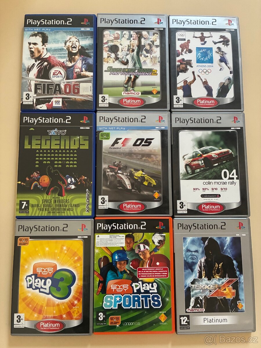 PlayStation 2 včetně kamery Eye toy a her - 2