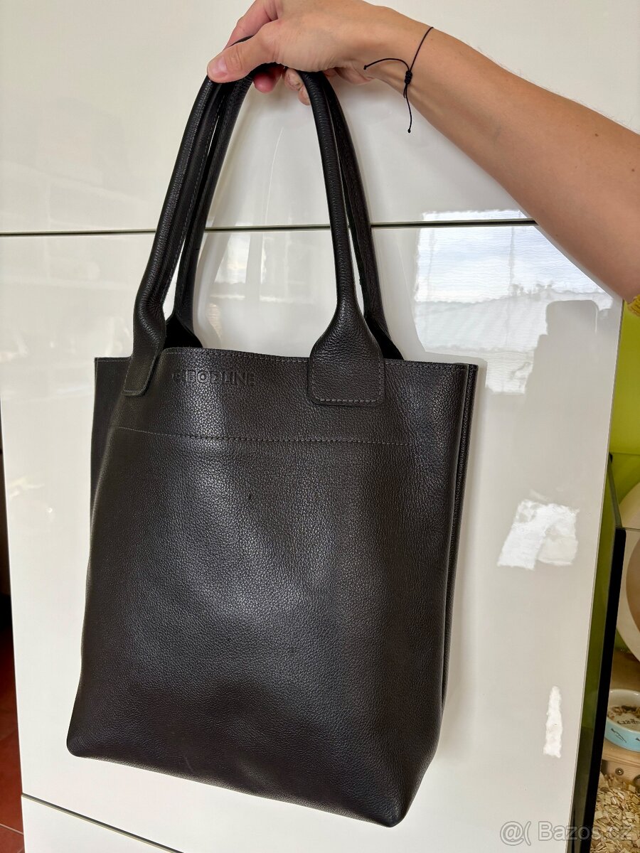 Černá kožená kabelka zn. BODLINE - 2