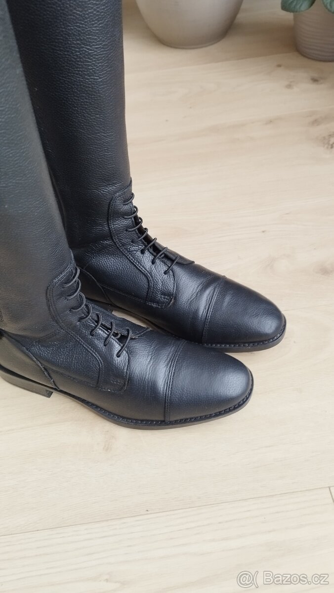 Vysoké kožené boty - 2