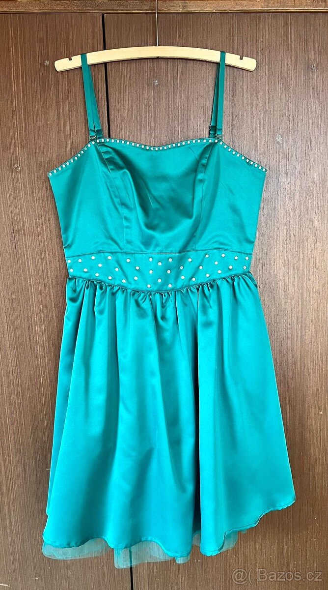 Krásné tyrkysové šaty - 2